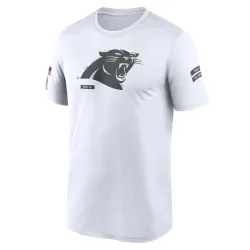 Carolina Panthers Legend Men's 2024 Salute To Service Performance T-Shirt (White)
