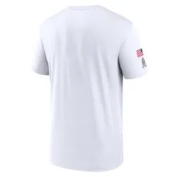 Carolina Panthers Legend Men's 2024 Salute To Service Performance T-Shirt (White)