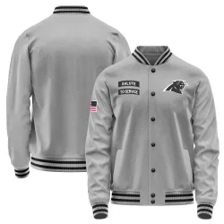 Carolina Panthers Youth Salute to Service Performance Jacket (Gray)