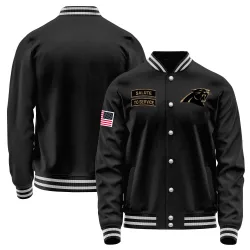 Carolina Panthers Youth Salute to Service Sideline Performance Jacket (Black)