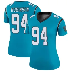 A'Shawn Robinson Carolina Panthers Legend Women's Color Rush Jersey (Blue)