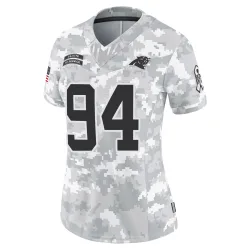 A'Shawn Robinson Carolina Panthers Limited Women's 2024 Salute to Service Jersey (Arctic Camo)