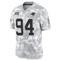 A'Shawn Robinson Carolina Panthers Limited Youth 2024 Salute to Service Jersey (Arctic Camo)