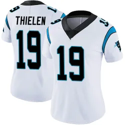 Adam Thielen Carolina Panthers Limited Women's Vapor Untouchable Jersey (White)