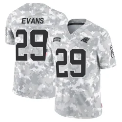 Akayleb Evans Carolina Panthers Limited Men's 2024 Salute to Service Jersey (Arctic Camo)