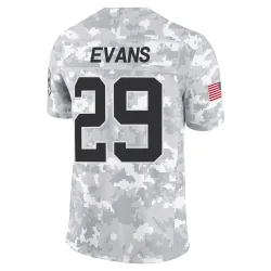 Akayleb Evans Carolina Panthers Limited Men's 2024 Salute to Service Jersey (Arctic Camo)