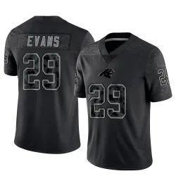 Akayleb Evans Carolina Panthers Limited Men's Reflective Jersey (Black)