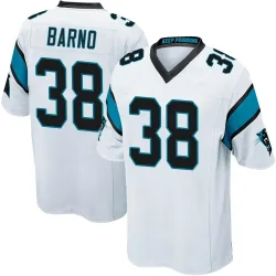 Amare Barno Carolina Panthers Game Men's Jersey (White)