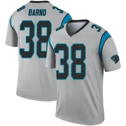 Amare Barno Carolina Panthers Legend Men's Inverted Silver Jersey ()