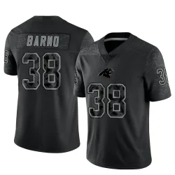 Amare Barno Carolina Panthers Limited Men's Reflective Jersey (Black)