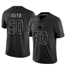 Andrew Raym Carolina Panthers Limited Men's Reflective Jersey (Black)