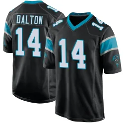 Andy Dalton Carolina Panthers Game Men's Team Color Jersey (Black)