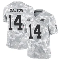 Andy Dalton Carolina Panthers Limited Men's 2024 Salute to Service Jersey (Arctic Camo)
