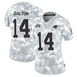 Andy Dalton Carolina Panthers Limited Women's 2024 Salute to Service Jersey (Arctic Camo)