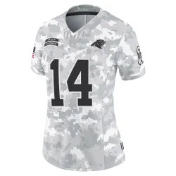 Andy Dalton Carolina Panthers Limited Women's 2024 Salute to Service Jersey (Arctic Camo)