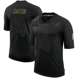 Andy Dalton Carolina Panthers Limited Youth 2020 Salute To Service Jersey (Black)