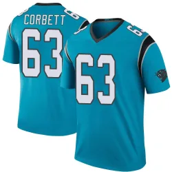 Austin Corbett Carolina Panthers Legend Men's Color Rush Jersey (Blue)