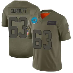 Austin Corbett Carolina Panthers Limited Men's 2019 Salute to Service Jersey (Camo)