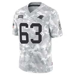 Austin Corbett Carolina Panthers Limited Men's 2024 Salute to Service Jersey (Arctic Camo)