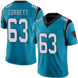Austin Corbett Carolina Panthers Limited Men's Alternate Vapor Untouchable Jersey (Blue)