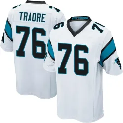 Badara Traore Carolina Panthers Game Men's Jersey (White)