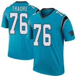 Badara Traore Carolina Panthers Legend Men's Color Rush Jersey (Blue)
