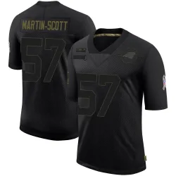 Bam Martin-Scott Carolina Panthers Limited Men's 2020 Salute To Service Jersey (Black)