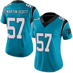 Bam Martin-Scott Carolina Panthers Limited Women's Alternate Vapor Untouchable Jersey (Blue)