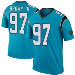 Bobby Brown III Carolina Panthers Legend Men's Color Rush Jersey (Blue)