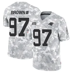 Bobby Brown III Carolina Panthers Limited Men's 2024 Salute to Service Jersey (Arctic Camo)