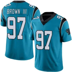 Bobby Brown III Carolina Panthers Limited Men's Alternate Vapor Untouchable Jersey (Blue)