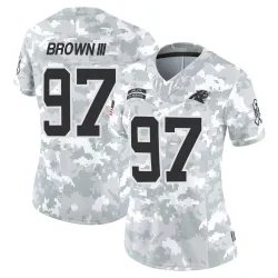 Bobby Brown III Carolina Panthers Limited Women's 2024 Salute to Service Jersey (Arctic Camo)