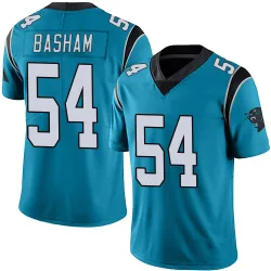 Boogie Basham Carolina Panthers Limited Men's Alternate Vapor Untouchable Jersey (Blue)