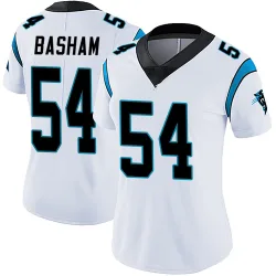 Boogie Basham Carolina Panthers Limited Women's Vapor Untouchable Jersey (White)