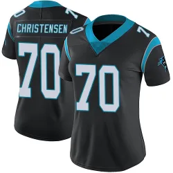 Brady Christensen Carolina Panthers Limited Women's Team Color Vapor Untouchable Jersey (Black)