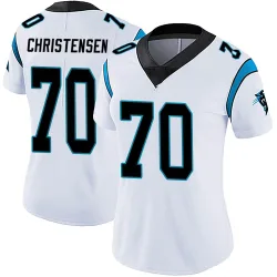 Brady Christensen Carolina Panthers Limited Women's Vapor Untouchable Jersey (White)
