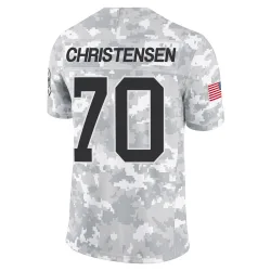 Brady Christensen Carolina Panthers Limited Youth 2024 Salute to Service Jersey (Arctic Camo)