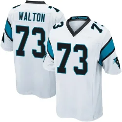 Brandon Walton Carolina Panthers Game Men's Jersey (White)