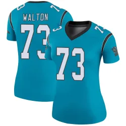 Brandon Walton Carolina Panthers Legend Women's Color Rush Jersey (Blue)