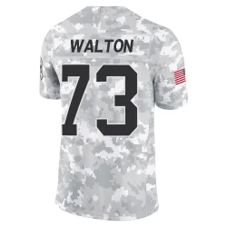 Brandon Walton Carolina Panthers Limited Men's 2024 Salute to Service Jersey (Arctic Camo)
