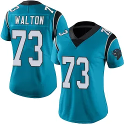 Brandon Walton Carolina Panthers Limited Women's Alternate Vapor Untouchable Jersey (Blue)