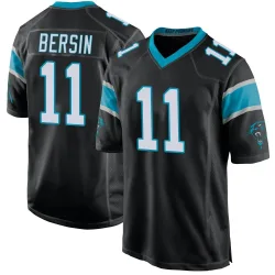 Brenton Bersin Carolina Panthers Game Youth Team Color Jersey (Black)