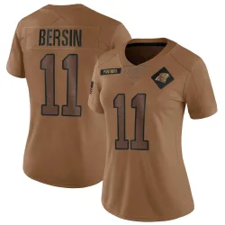 Brenton Bersin Carolina Panthers Limited Women's 2023 Salute To Service Jersey (Brown)