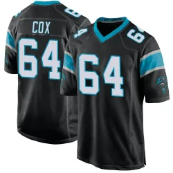 Bryan Cox Carolina Panthers Game Men's Team Color Jersey (Black)
