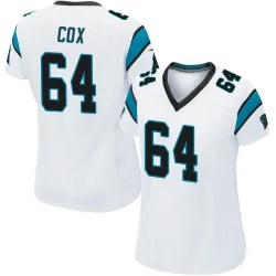 Bryan Cox Carolina Panthers Game Women's Jersey (White)