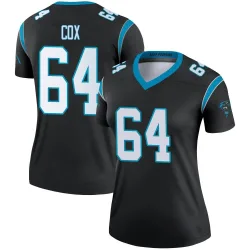 Bryan Cox Carolina Panthers Legend Women's Jersey (Black)