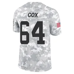 Bryan Cox Carolina Panthers Limited Men's 2024 Salute to Service Jersey (Arctic Camo)