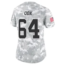 Bryan Cox Carolina Panthers Limited Women's 2024 Salute to Service Jersey (Arctic Camo)
