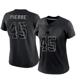 Bryce Pierre Carolina Panthers Limited Women's Reflective Jersey (Black)