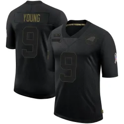 Bryce Young Carolina Panthers Limited Men's 2020 Salute To Service Jersey (Black)